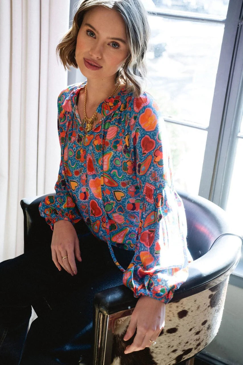 NORA TOP-BRITON COURT-Harringtons Boutique