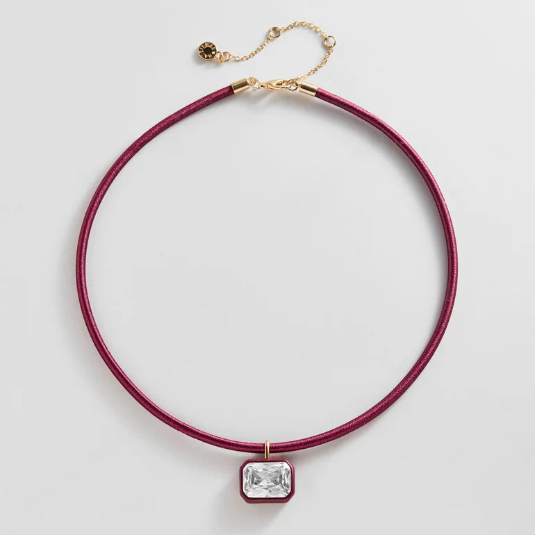 LINDSEY CRYSTAL COLLAR NECKLACE