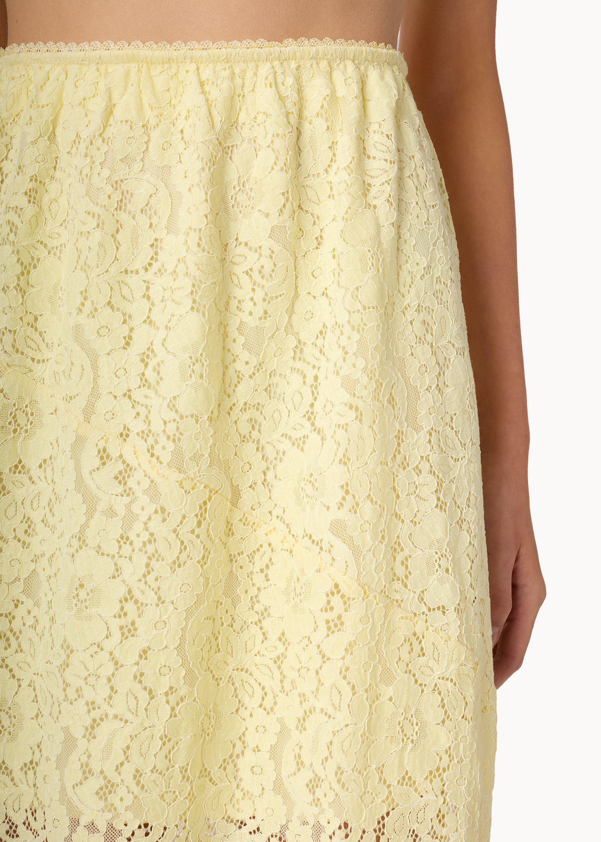 EFFIE LACE MIDI SKIRT
