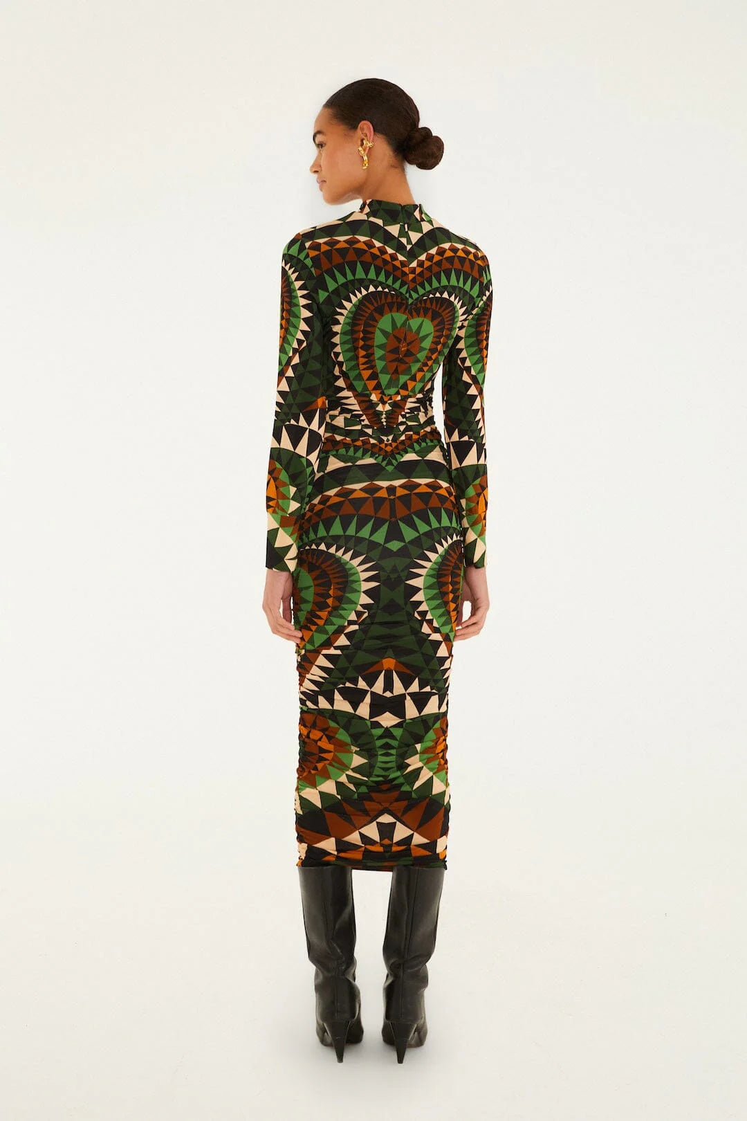 HEART DECO JERSEY DRESS