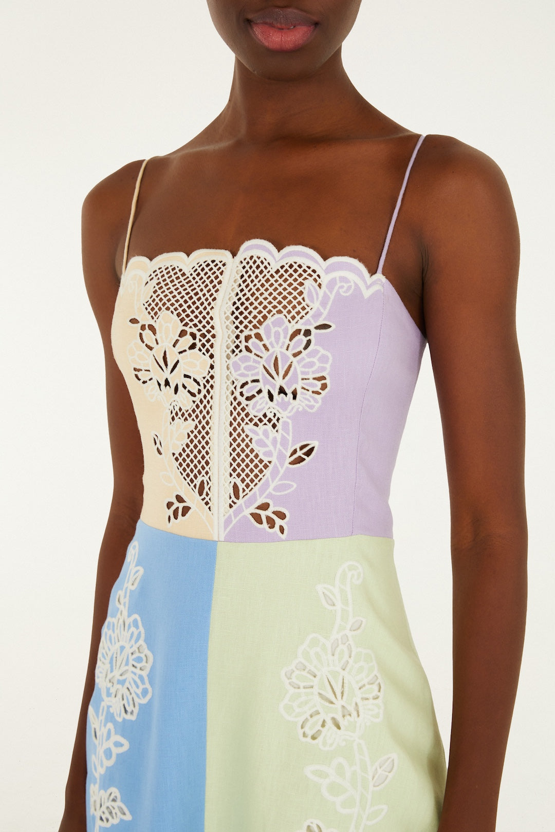 MULTI EMBROIDERY MIDI