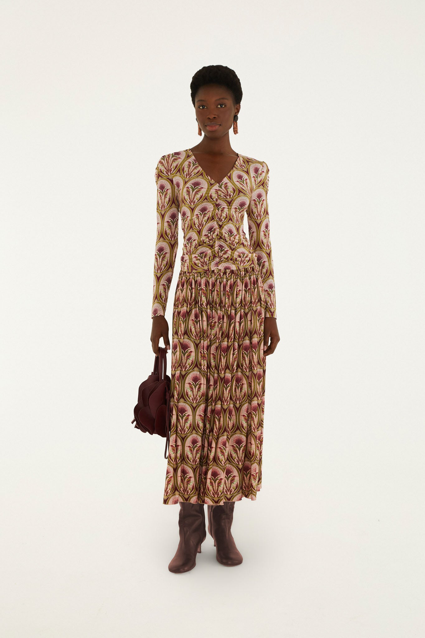 GARDEN MEDAL MIDI SKIRT