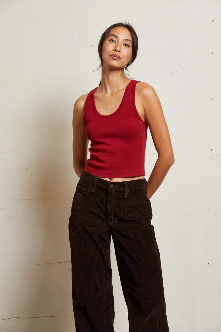 BLONDIE STRUCTURED RIB TANK