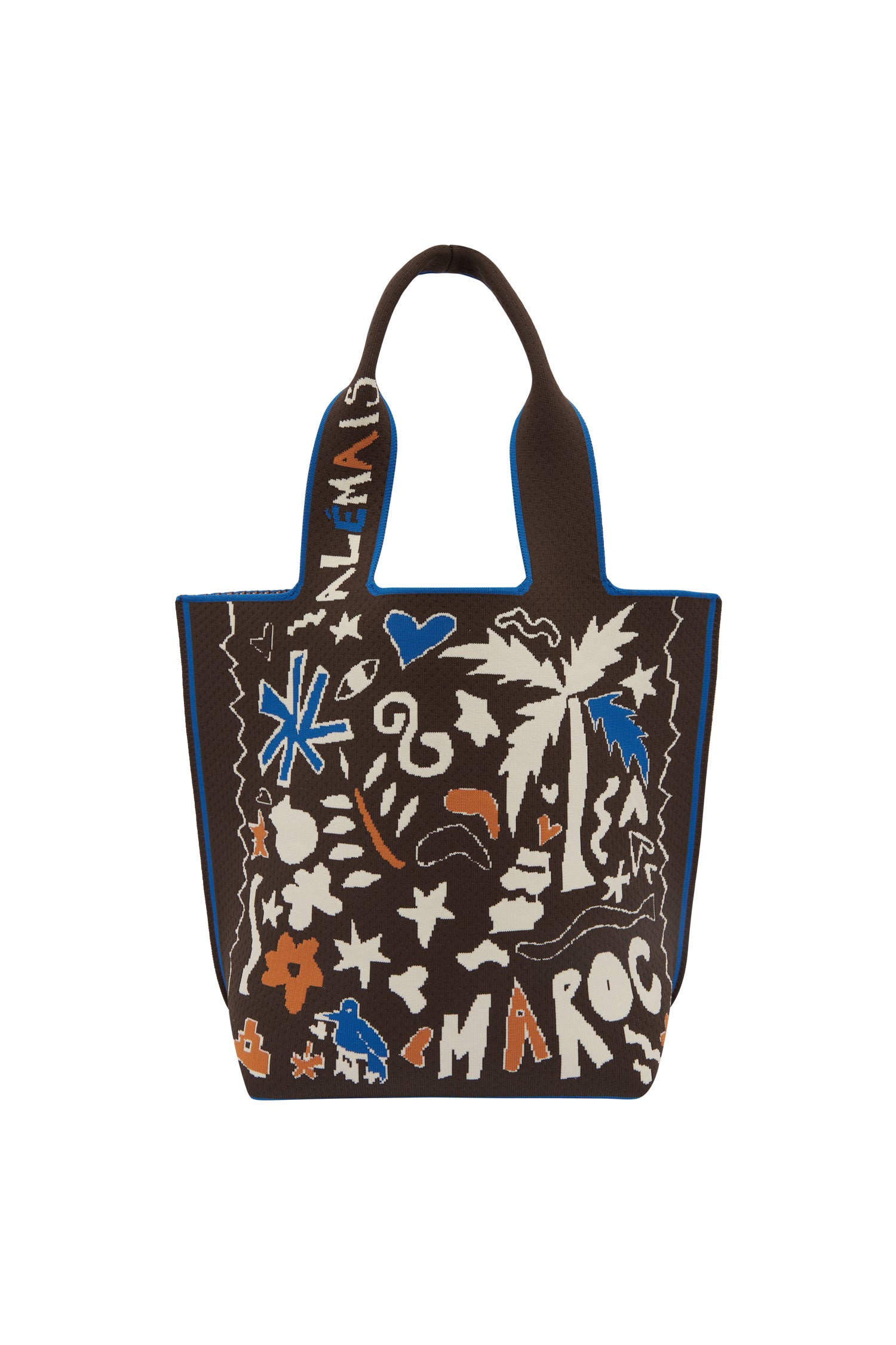 MAROC JACQUARD SHOPPER TOTE