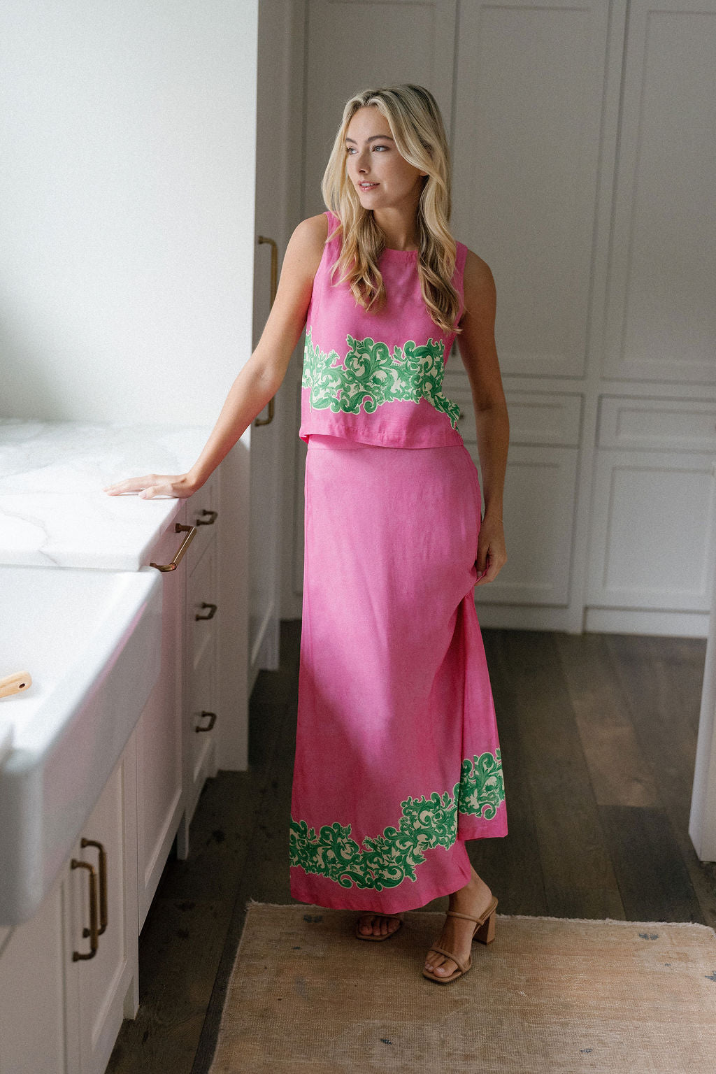 Summer Lattice Tiffany Skirt