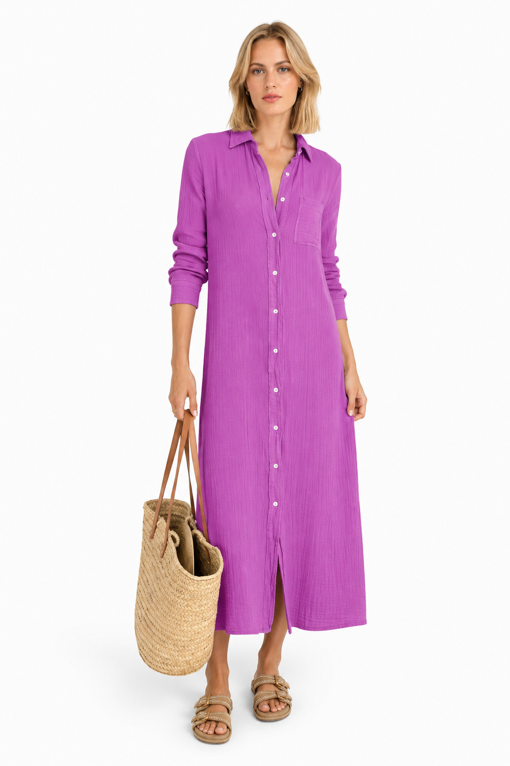 BOYFRIEND MAXI DRESS
