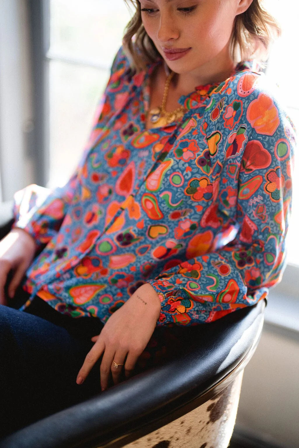 NORA TOP-BRITON COURT-Harringtons Boutique