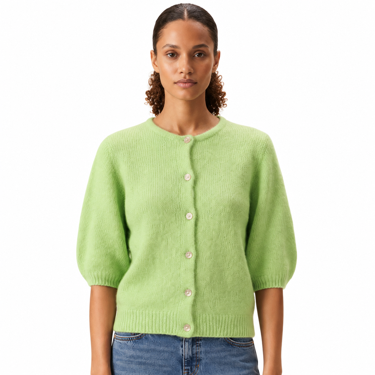 AMERICANDREAMS SUSAN SHORT SLEEVE CARDI