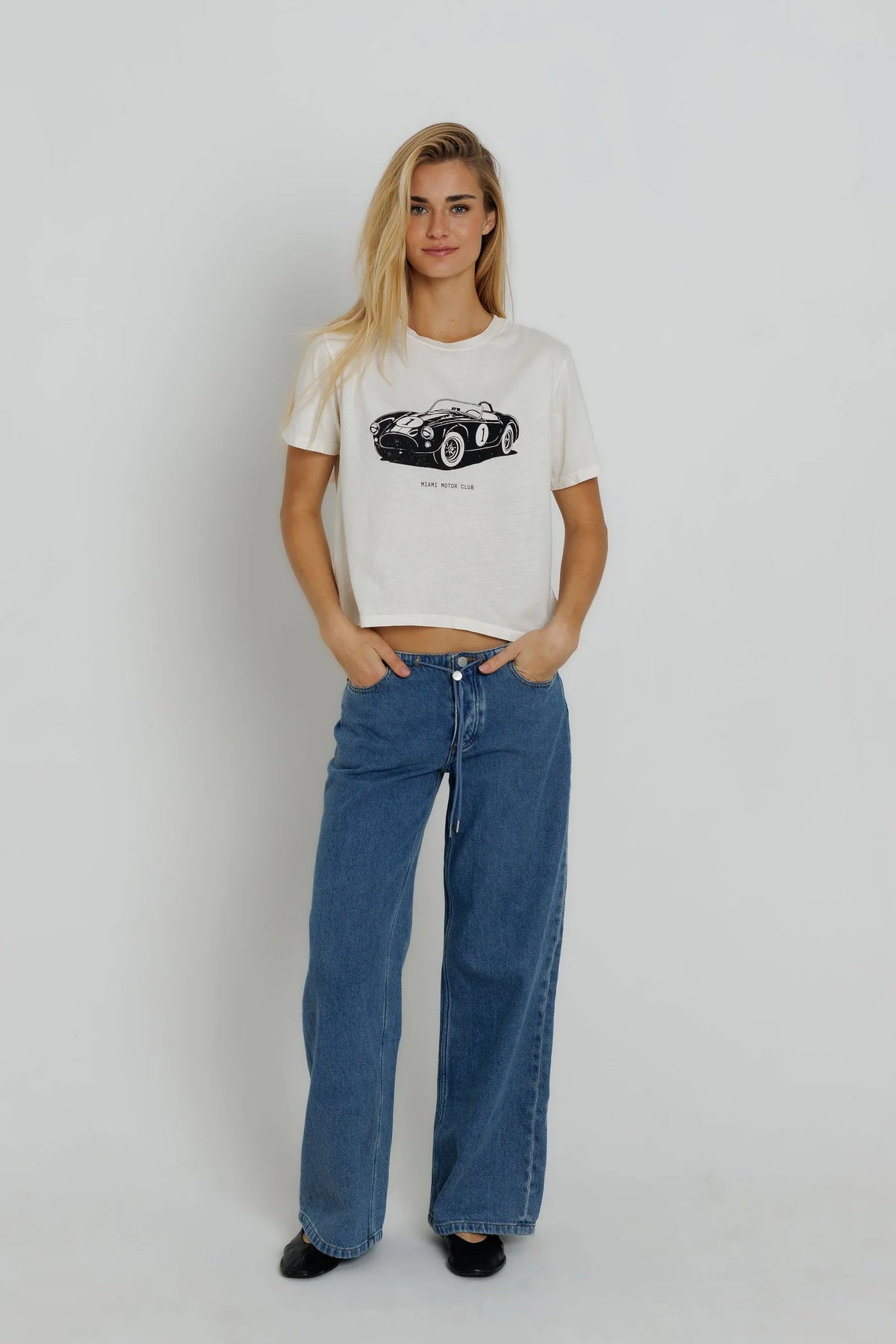 SUNNY SOMEWHERE MIAMI MOTOR CLUB TEE
