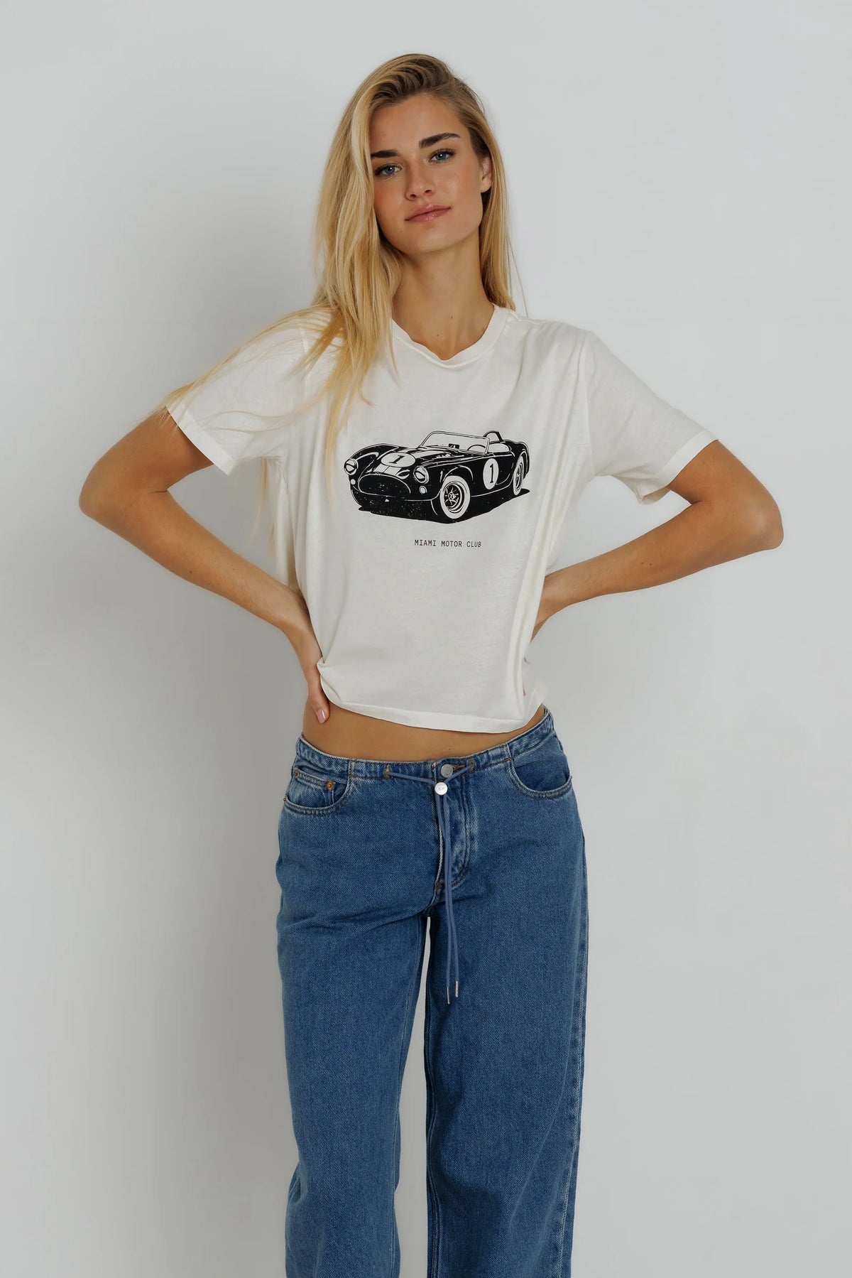 SUNNY SOMEWHERE MIAMI MOTOR CLUB TEE