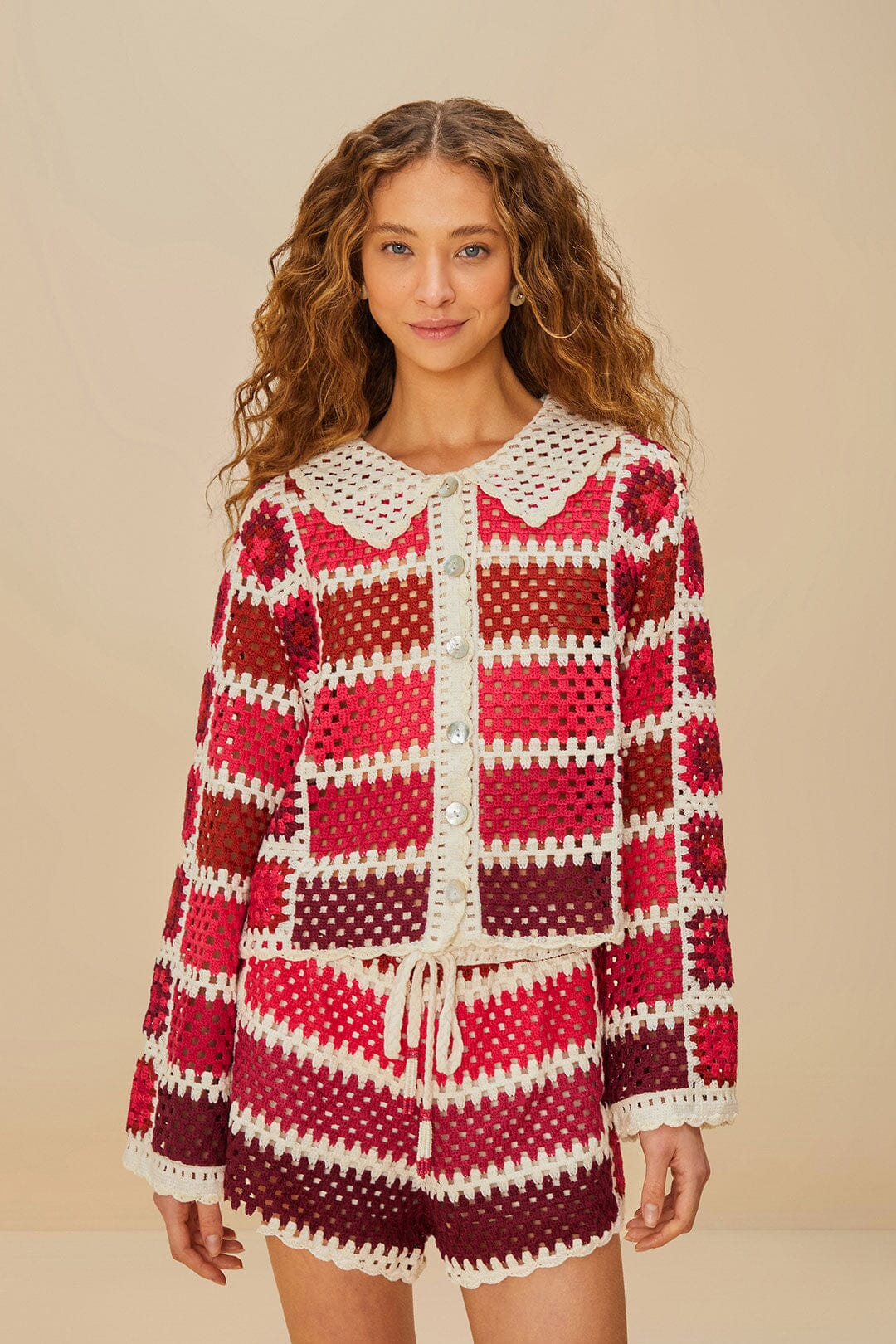 COLORFUL CROCHET SHIRT