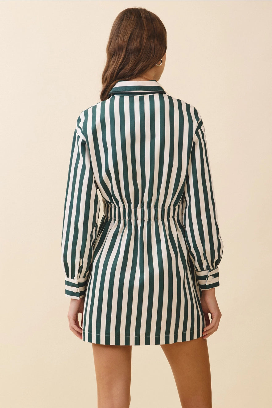 STRIPED SHIRT MINI