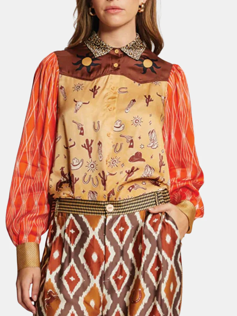 GRACE CROPPED SHIRT