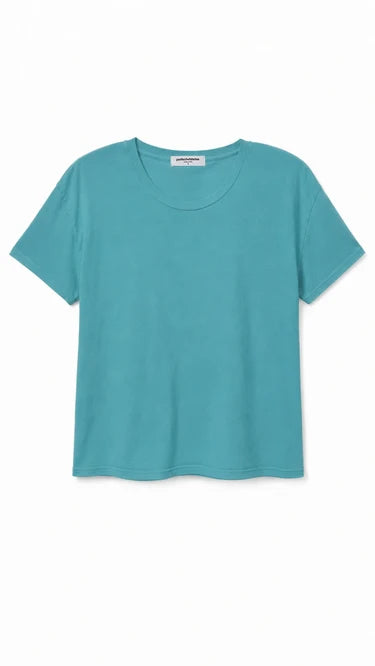 COTTON BOXY CREW TEE