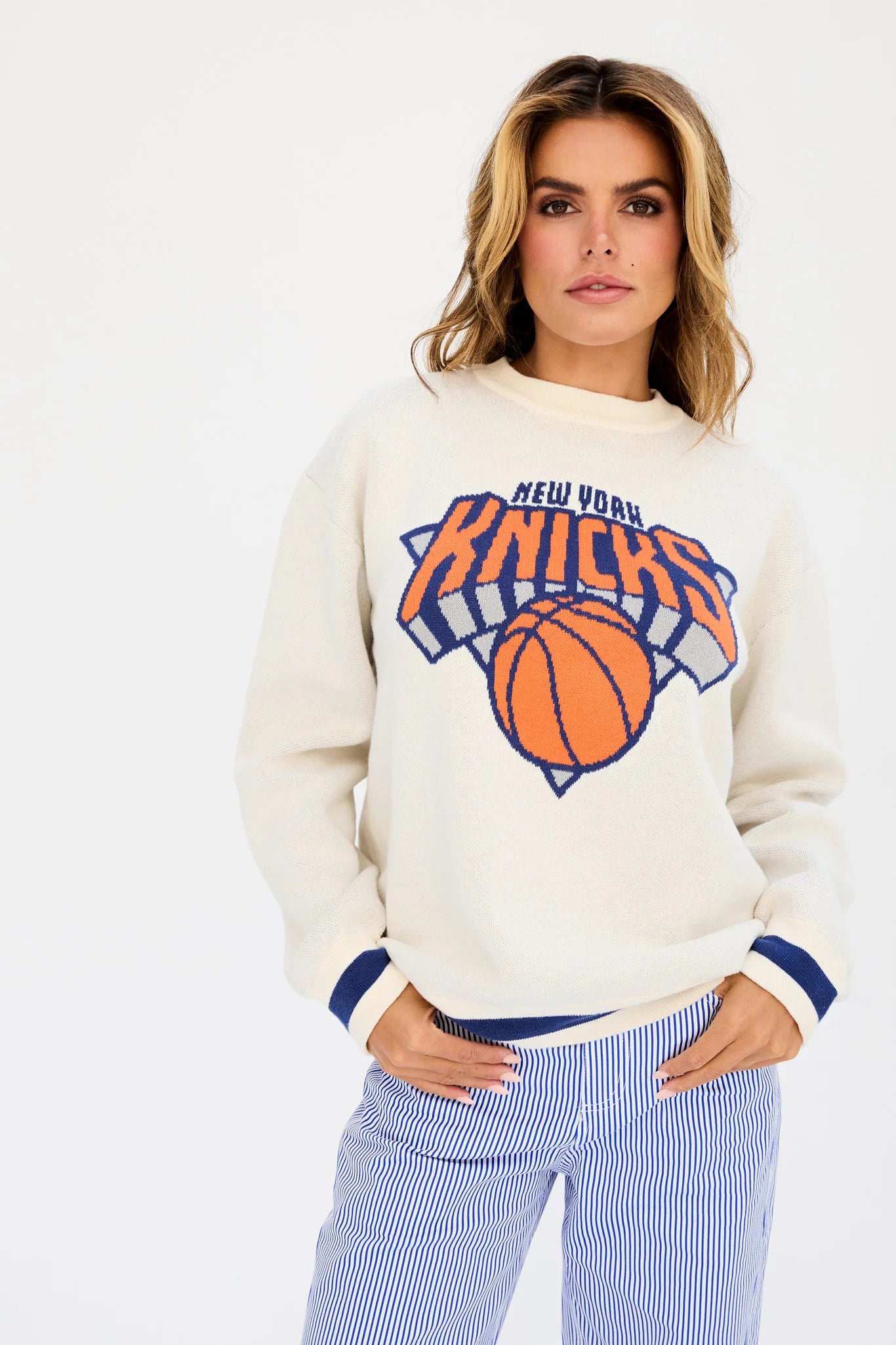 SUGAR SWIZZLE LOGO SWEATER