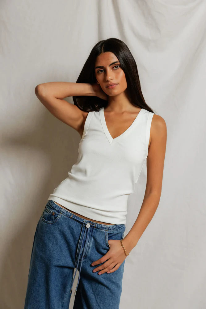 MALLORY LUXE RIB TANK