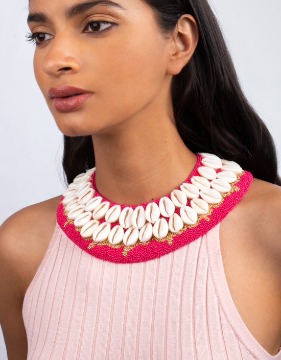 olivia dar seashell beaded necklace