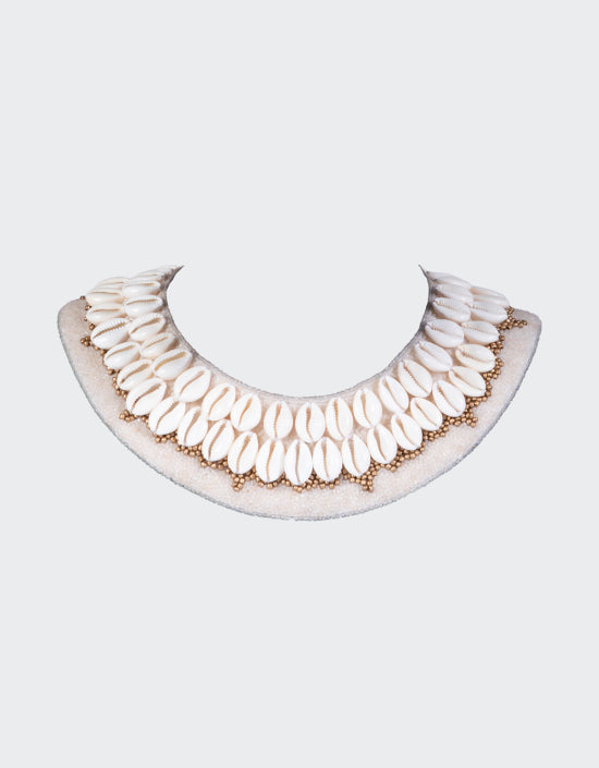 oliva dar seashell beaded necklace