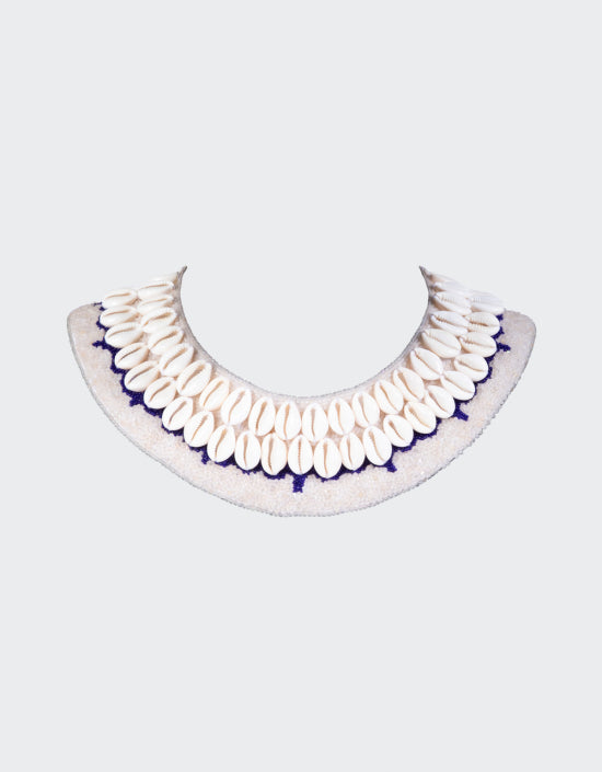 SEASHELL BEADED NECKLACE