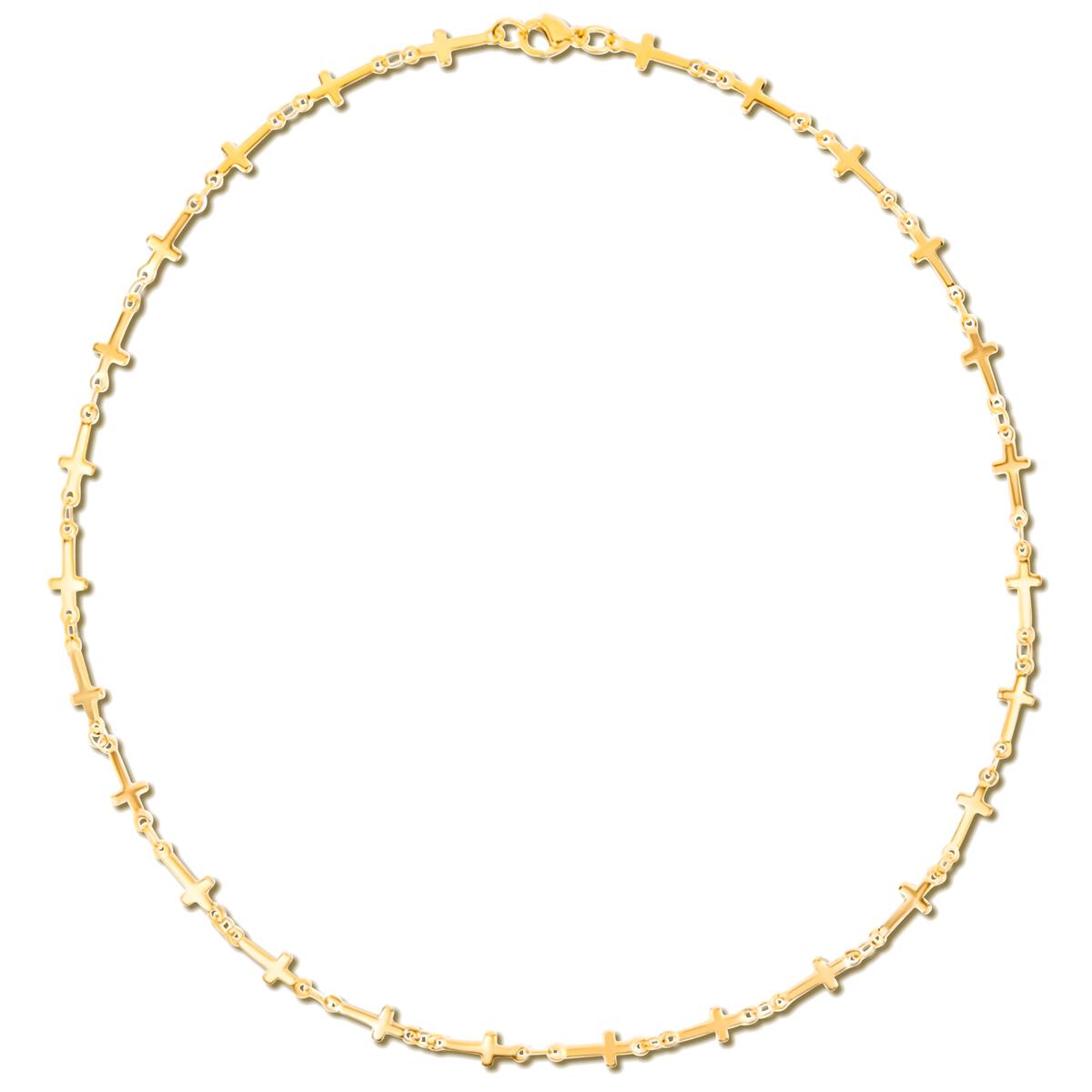 KENNEDY CROSS CHAIN NECKLACE