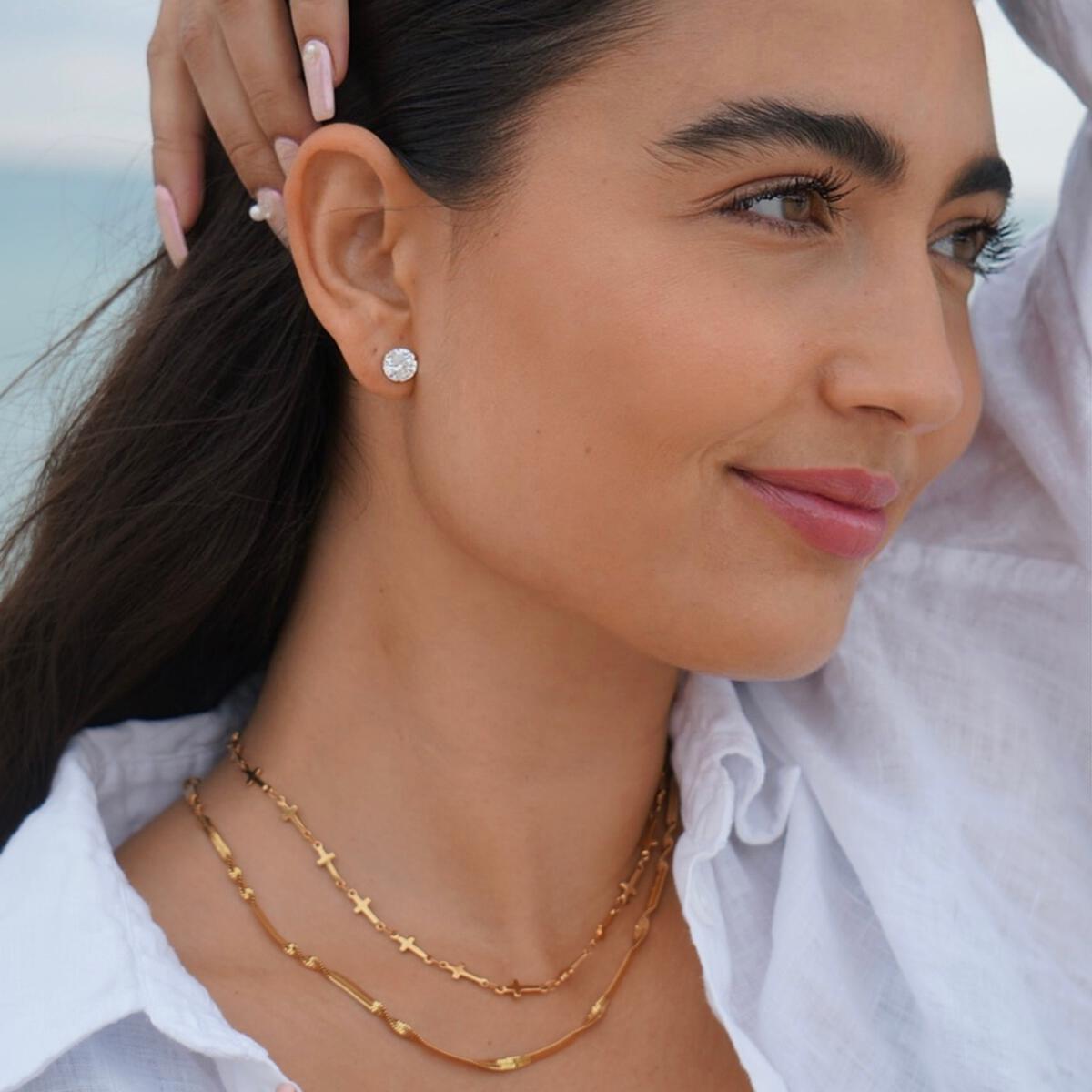 KENNEDY CROSS CHAIN NECKLACE