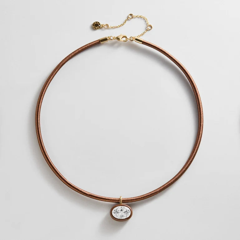 LINDSEY CRYSTAL COLLAR NECKLACE