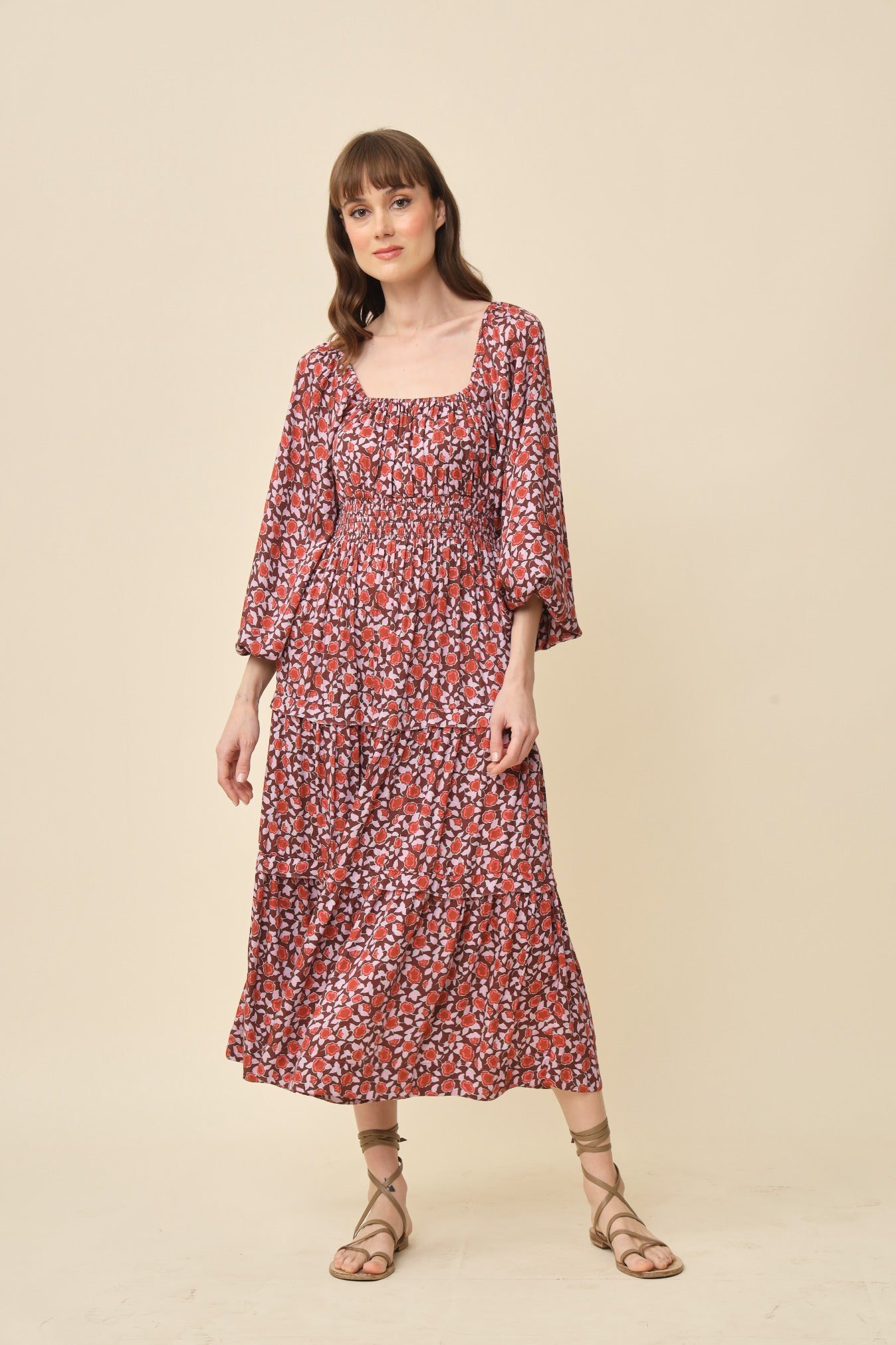 omika monica midi dress