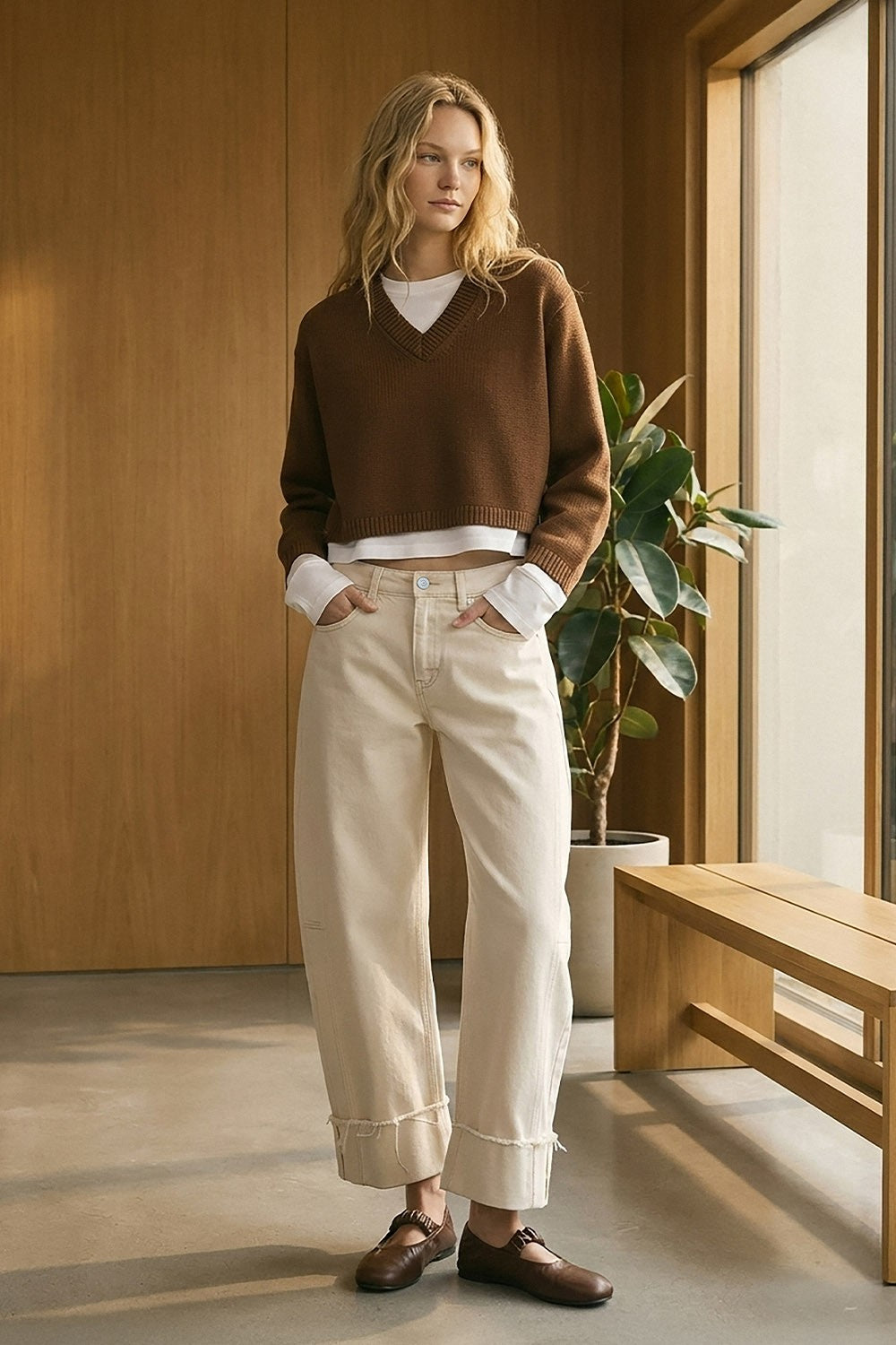 HIGH RISE CUFFED BARREL