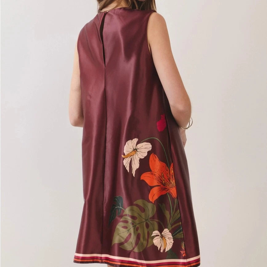 SATIN MINI DRESS