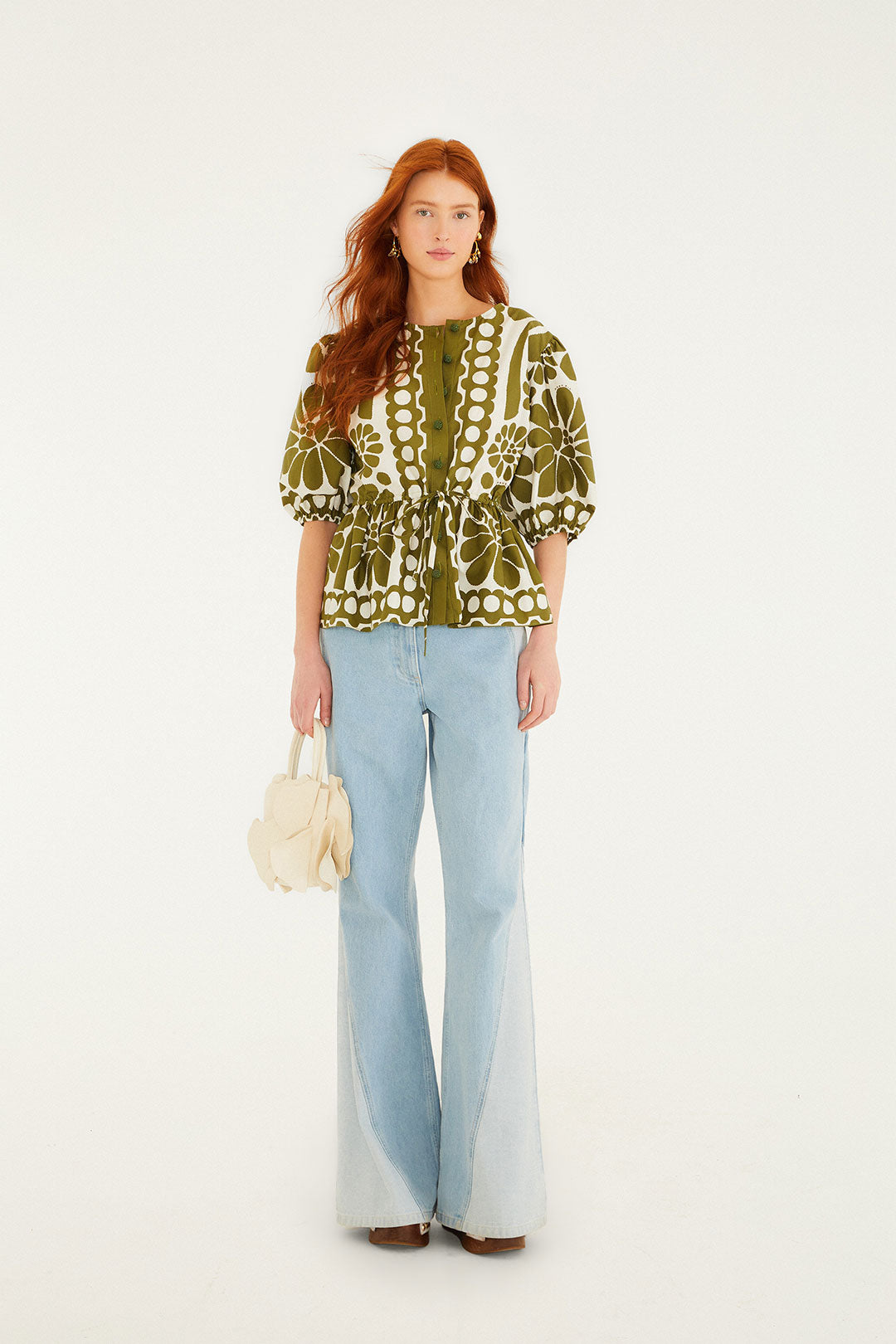 PALERMO GREEN BLOUSE
