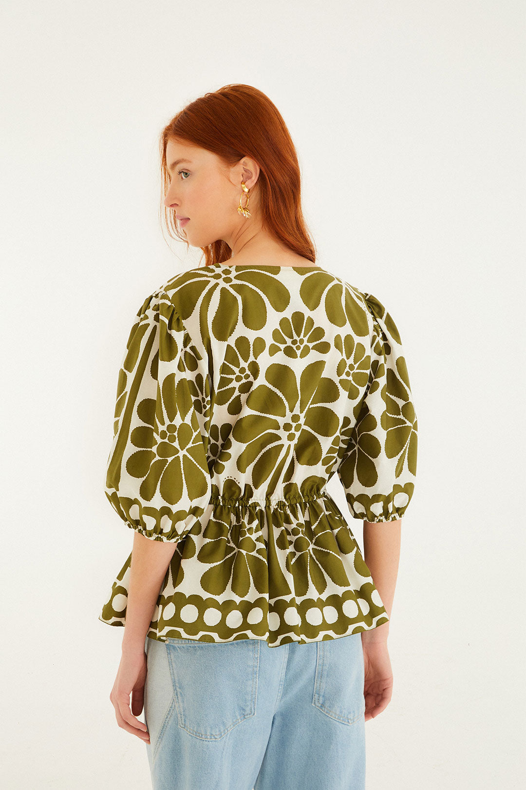 PALERMO GREEN BLOUSE