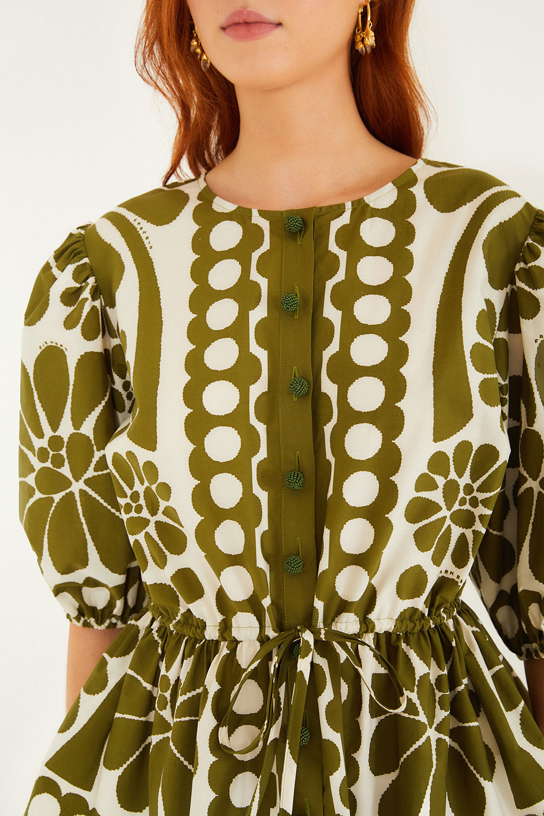 PALERMO GREEN BLOUSE