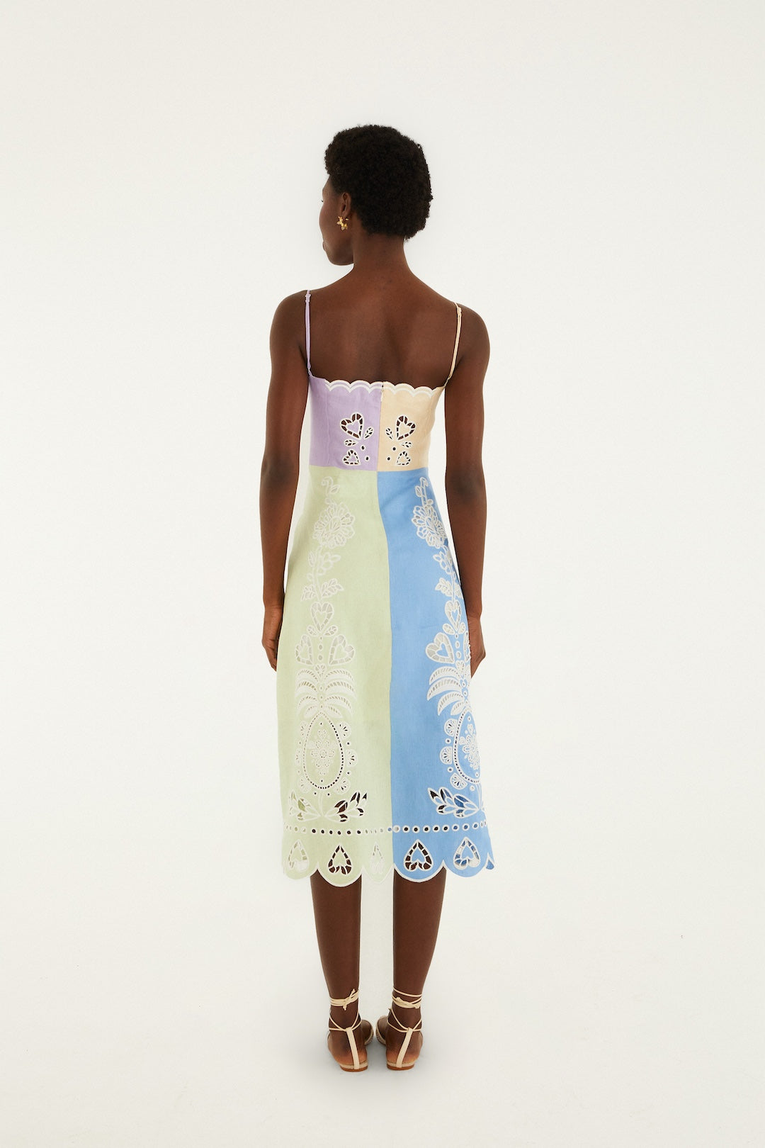 MULTI EMBROIDERY MIDI