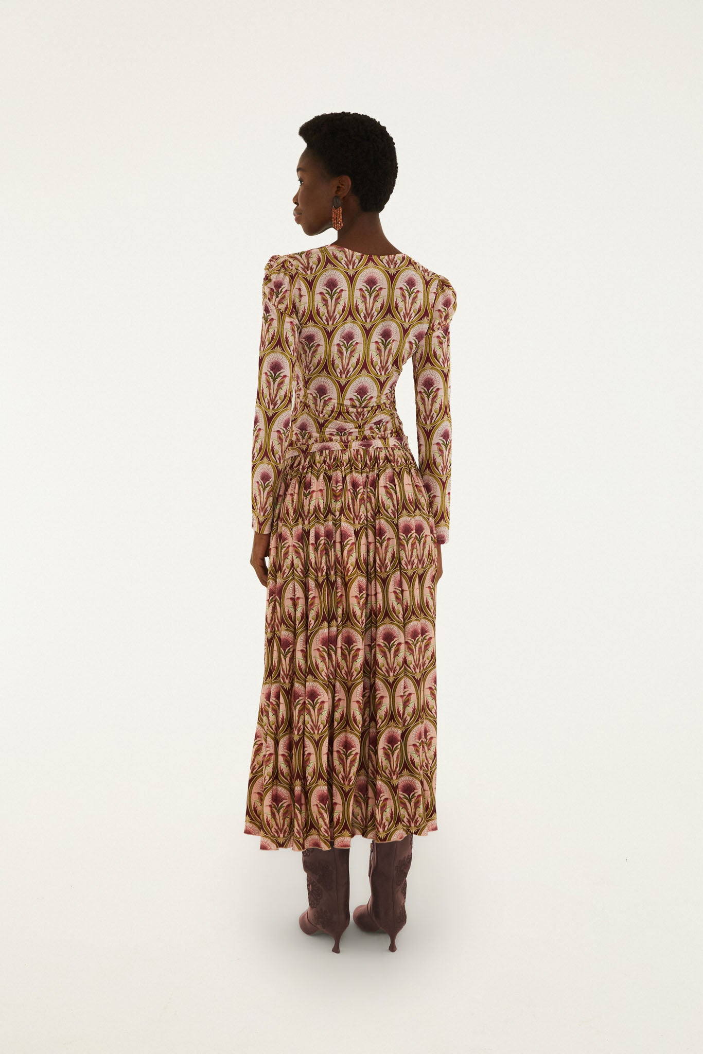 GARDEN MEDAL MIDI SKIRT