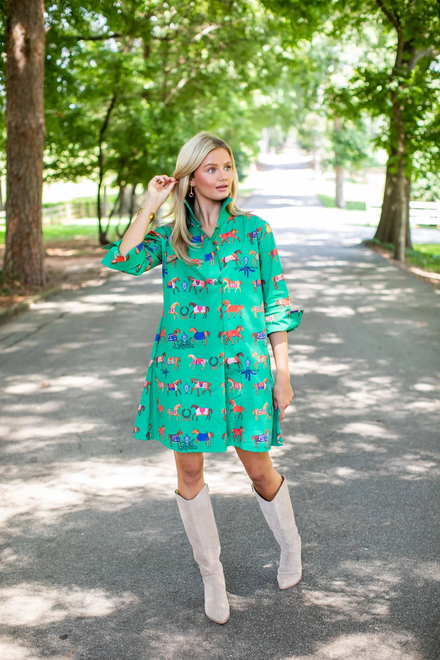 HIGH HORSE SHIRT DRESS