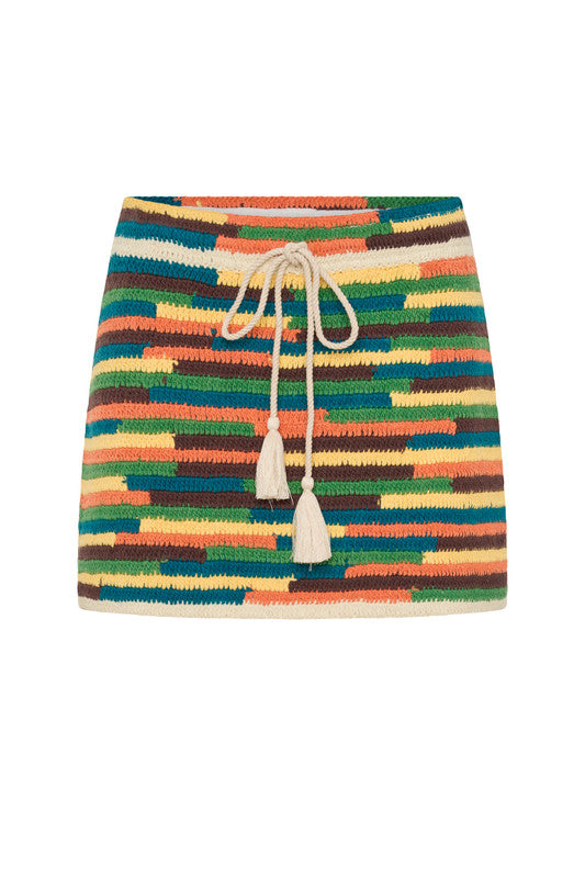 CROCHET MINI SKIRT