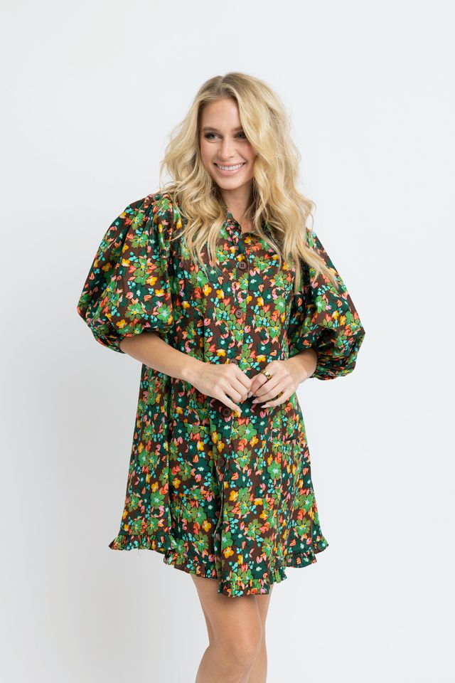 FLORAL POCKET DRESS