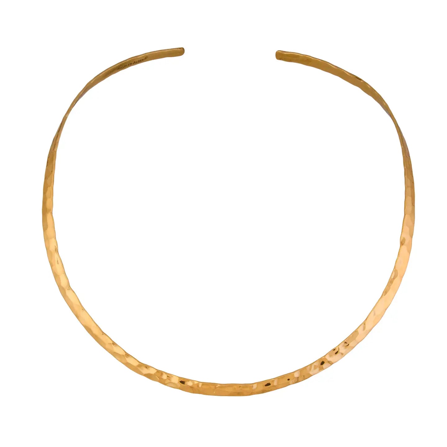 HAMMERED ROUND NECKLACE
