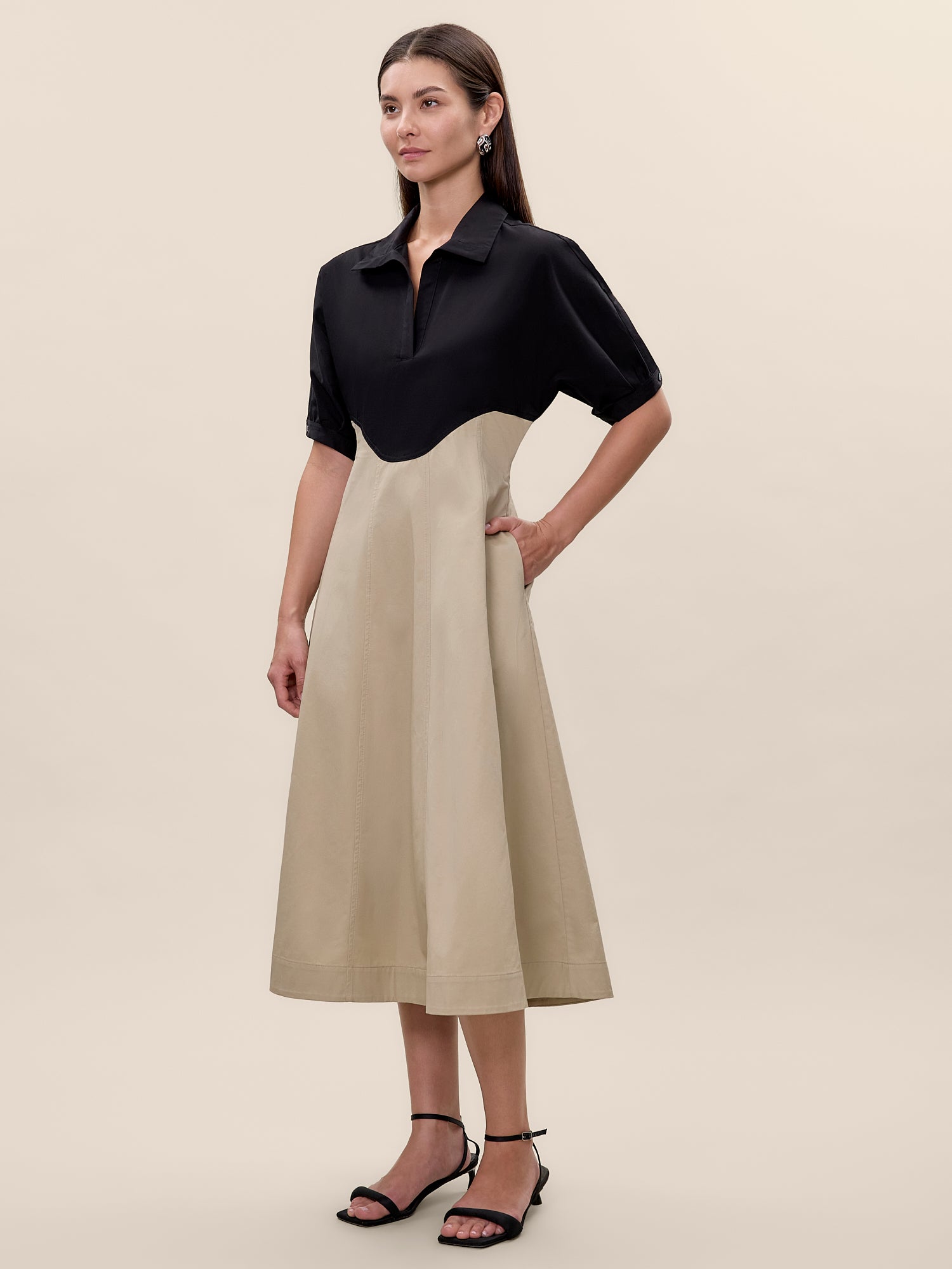 ELSPETH COLORBLOCK DRESS
