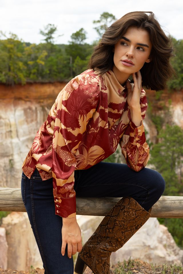 ALDEN ADAIR SCARLETT TOP