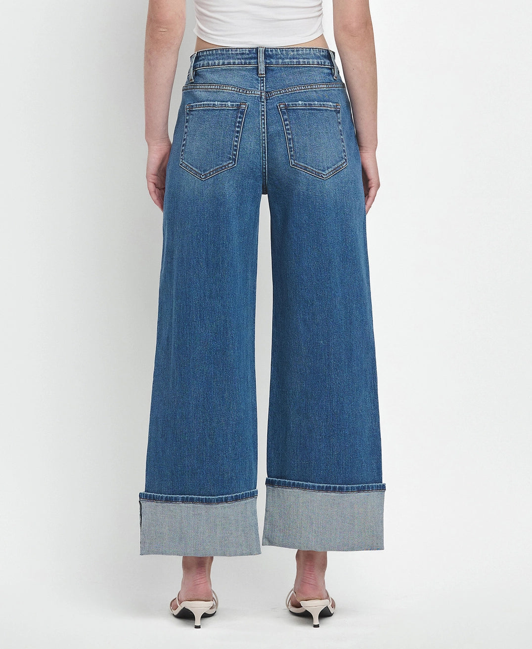 CUFFED BAGGY HIGH RISE