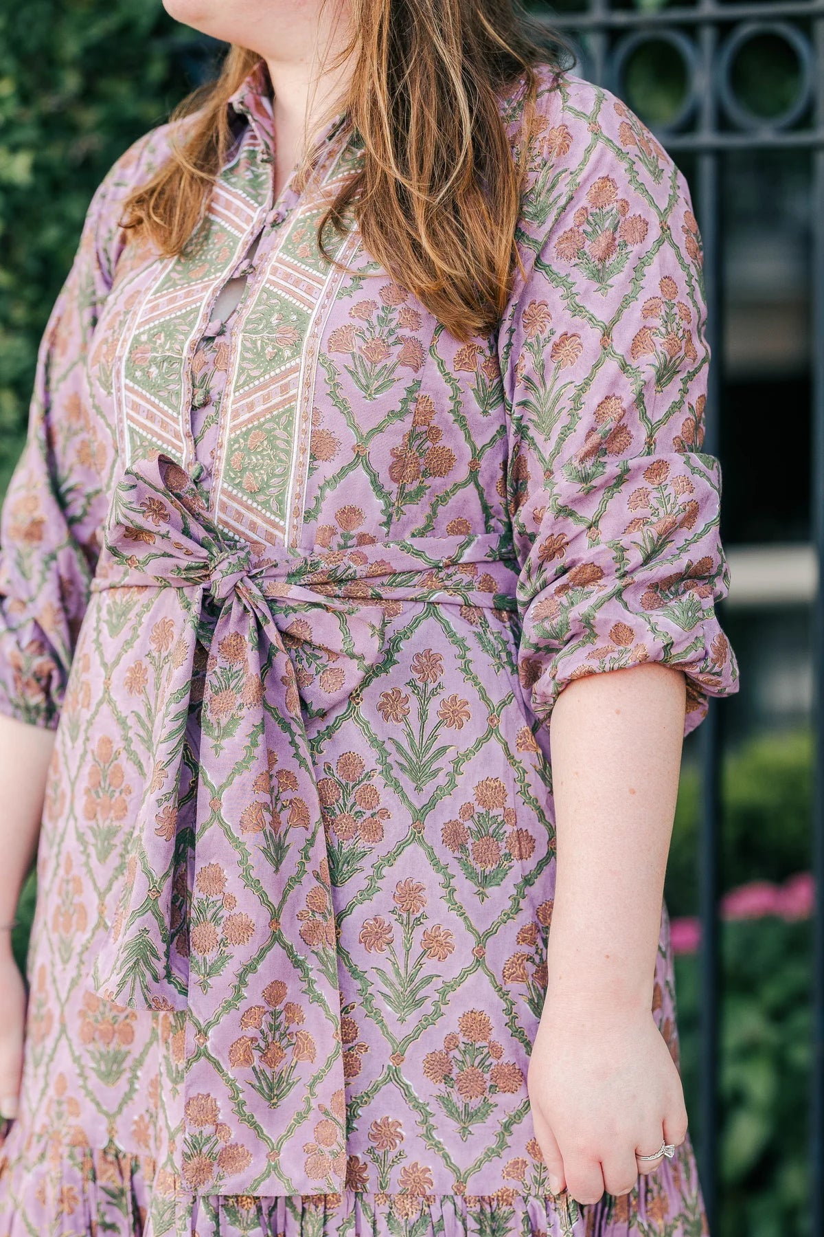 FAWN DRESS IN RUBY WINE
