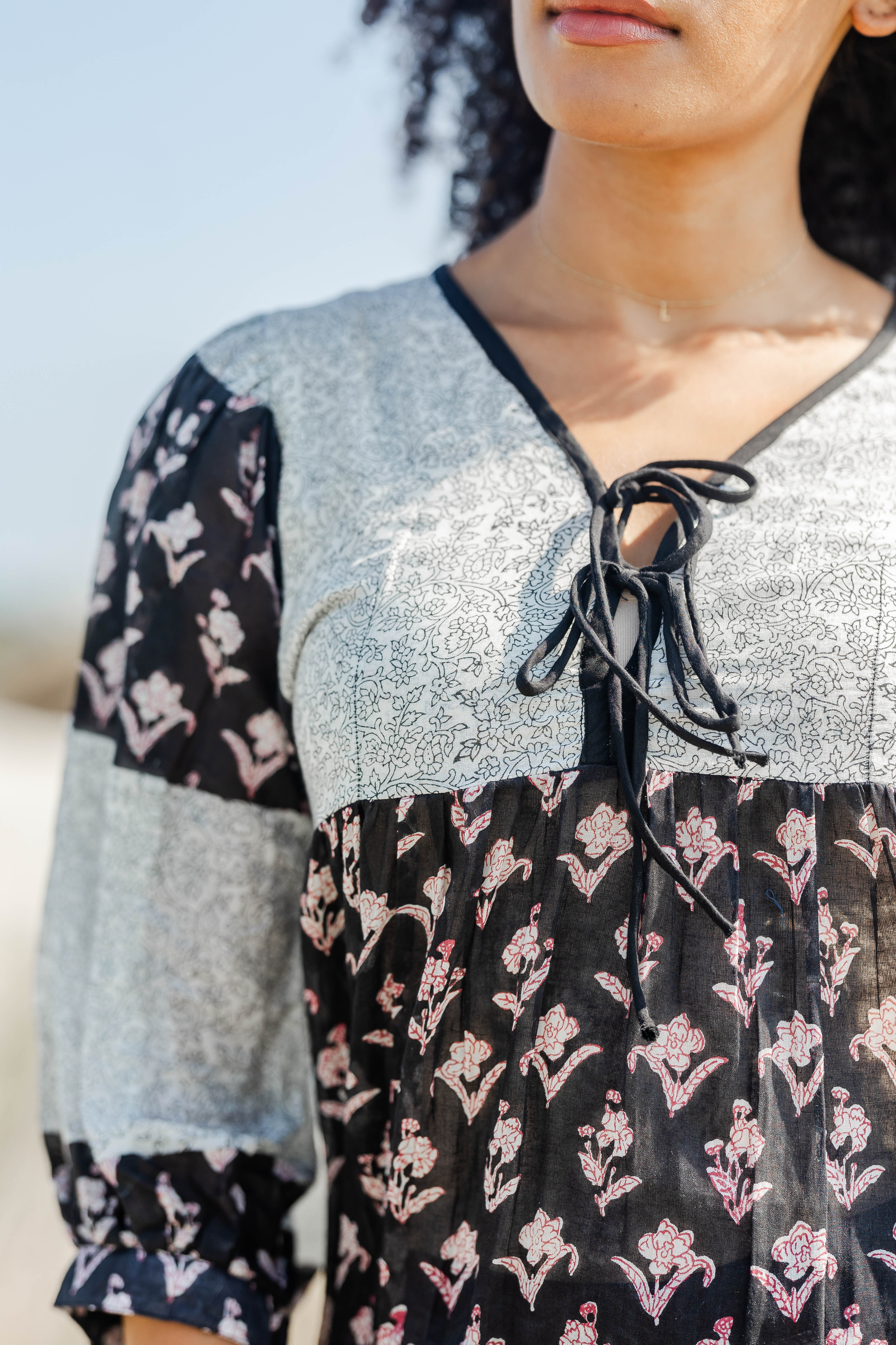 AMARA DRESS IN BLACK BEAN