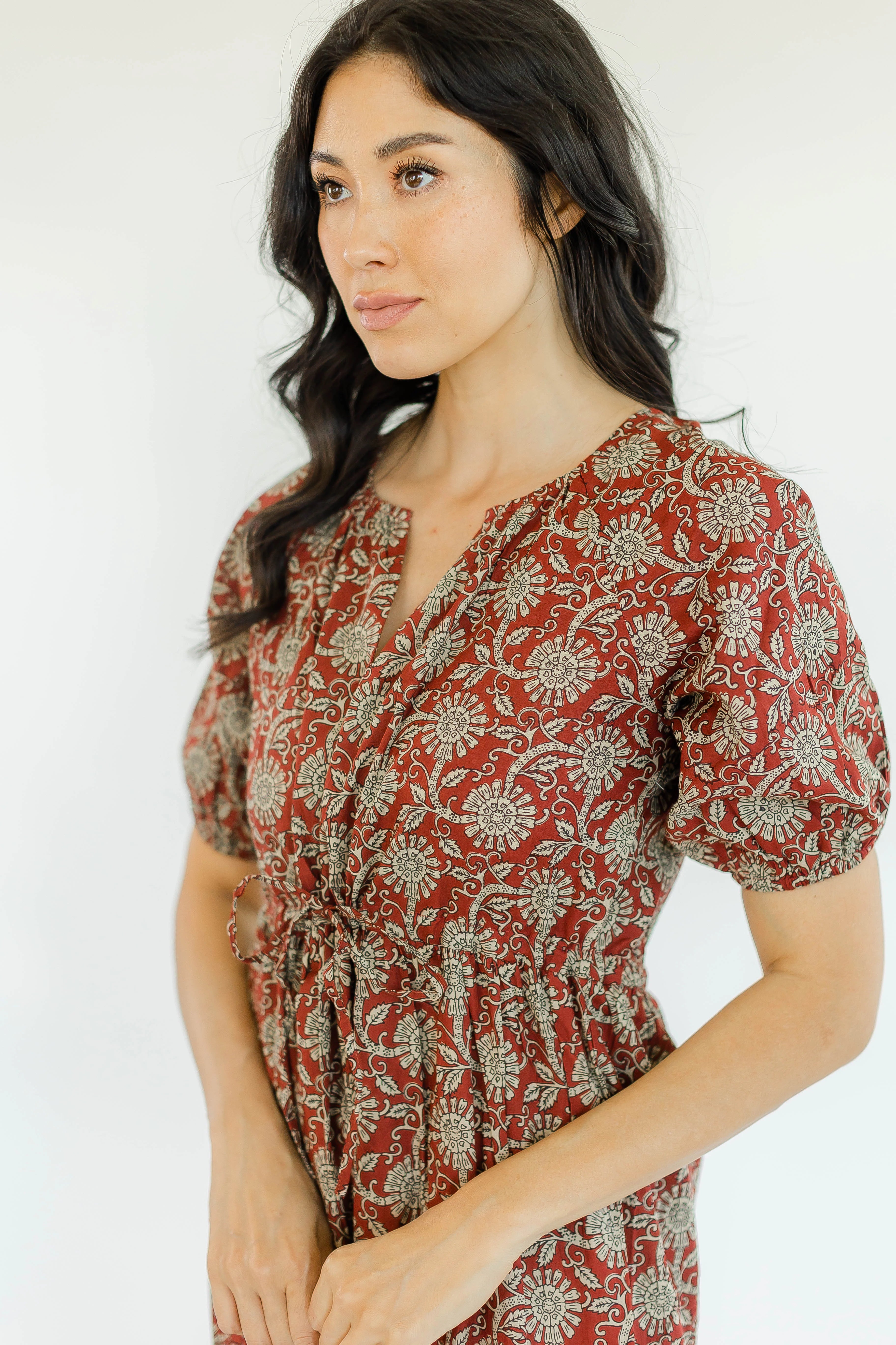 CYRENE DRESS IN PECAN