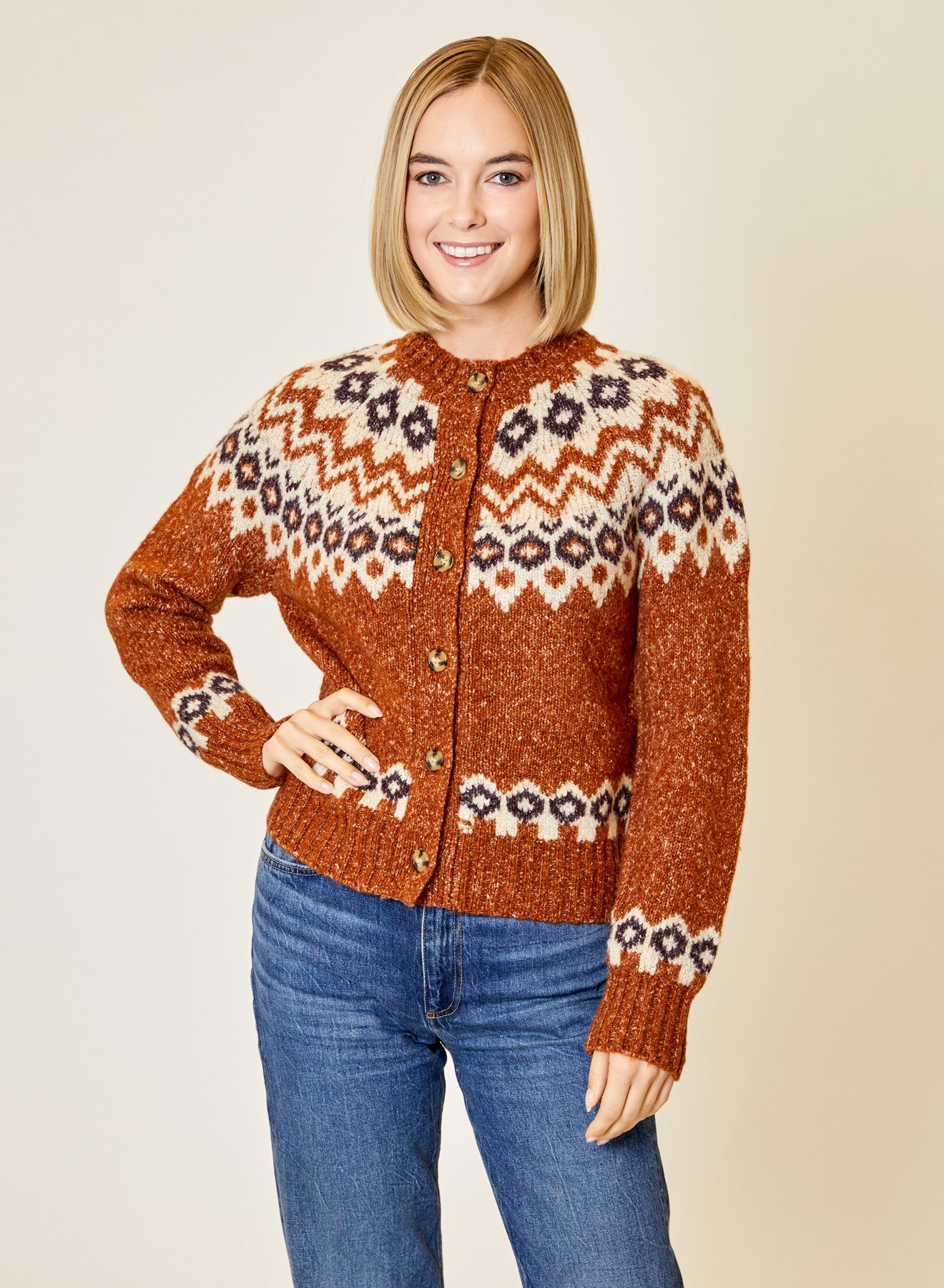 FAIRISLE CARDI