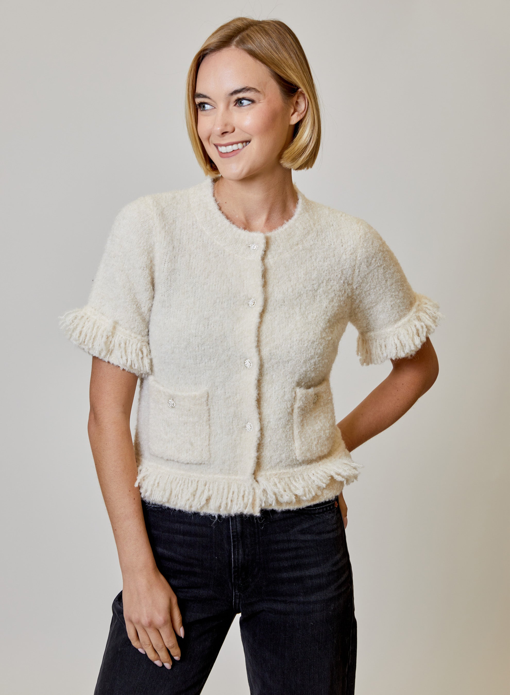 BOUCLE CARDIGAN