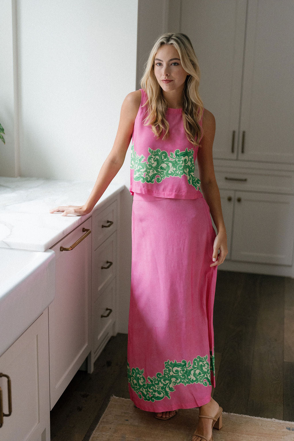 Summer Lattice Tiffany Skirt