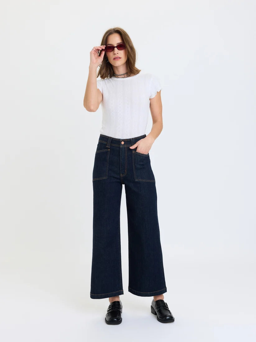 DAZE VALLEY GIRL PATCH POCKET JEANS