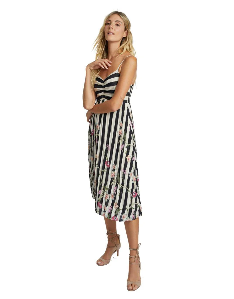 DONNA STRIPE VINE DRESS