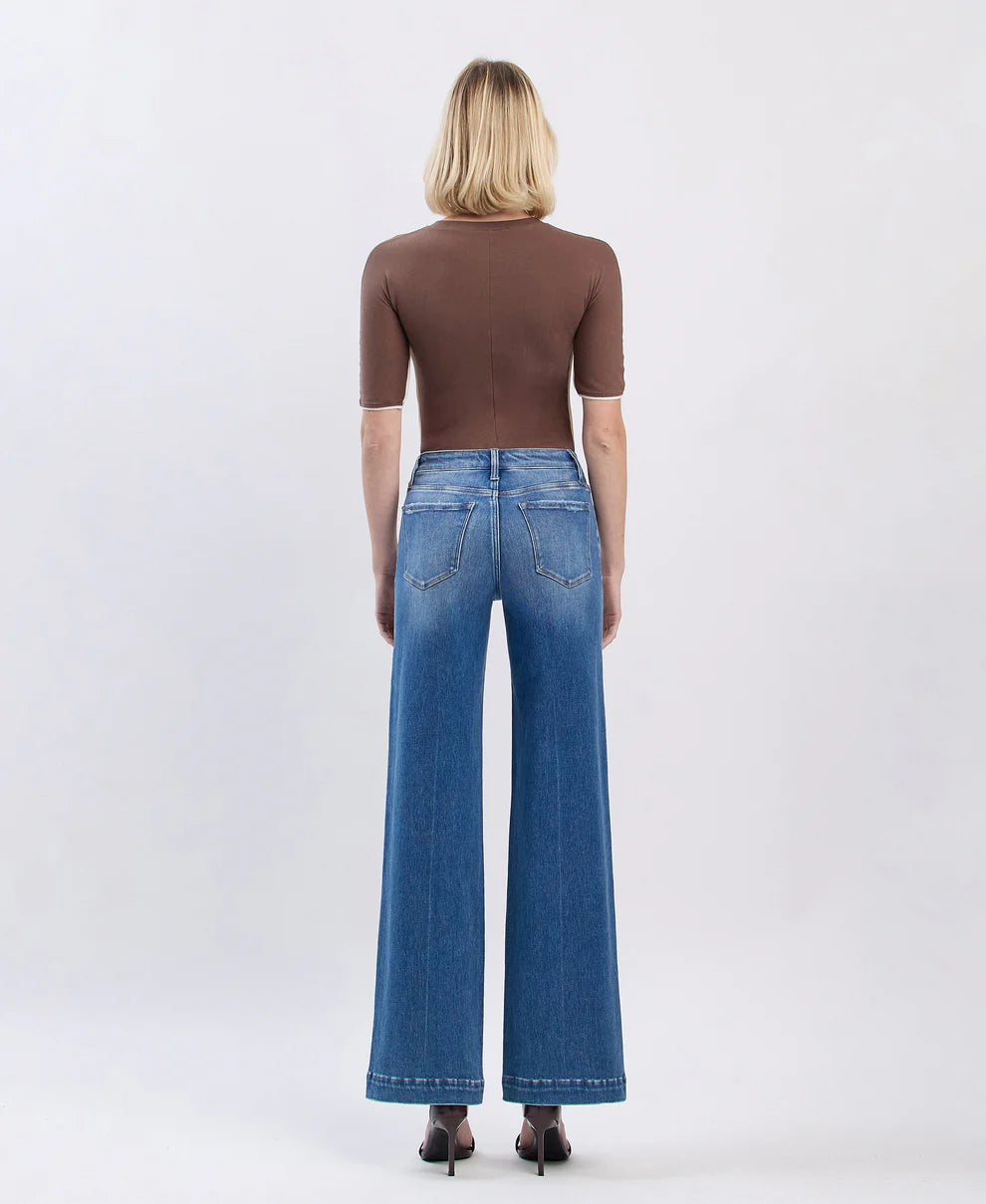 HIGH RISE TROUSER DENIM
